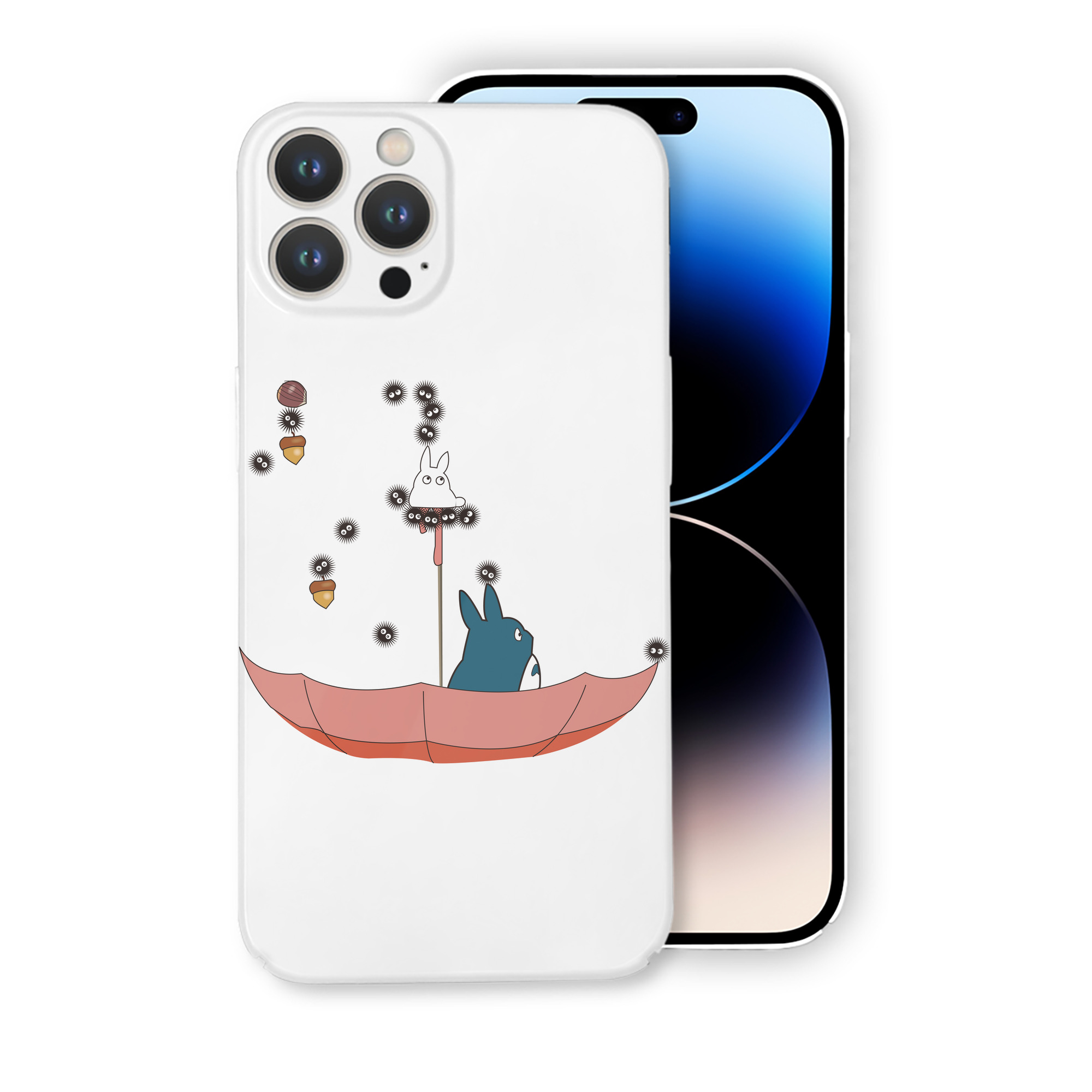 （画像用） となりのトトロ 草壁メイ 草壁サツキ My Neighbor Totoro Satsuki Kusakabe Mei Kusakabe 【iPhone 14シリーズ対応】ハードケース